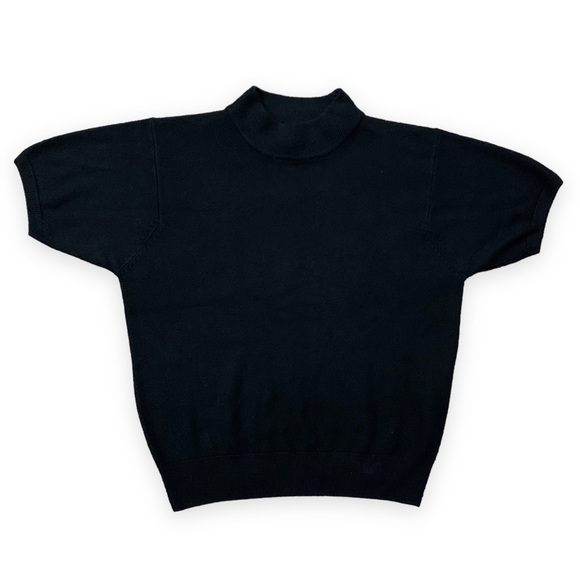 American Vintage Sweaters Vintage 99s Black Super Soft Acrylic Knit